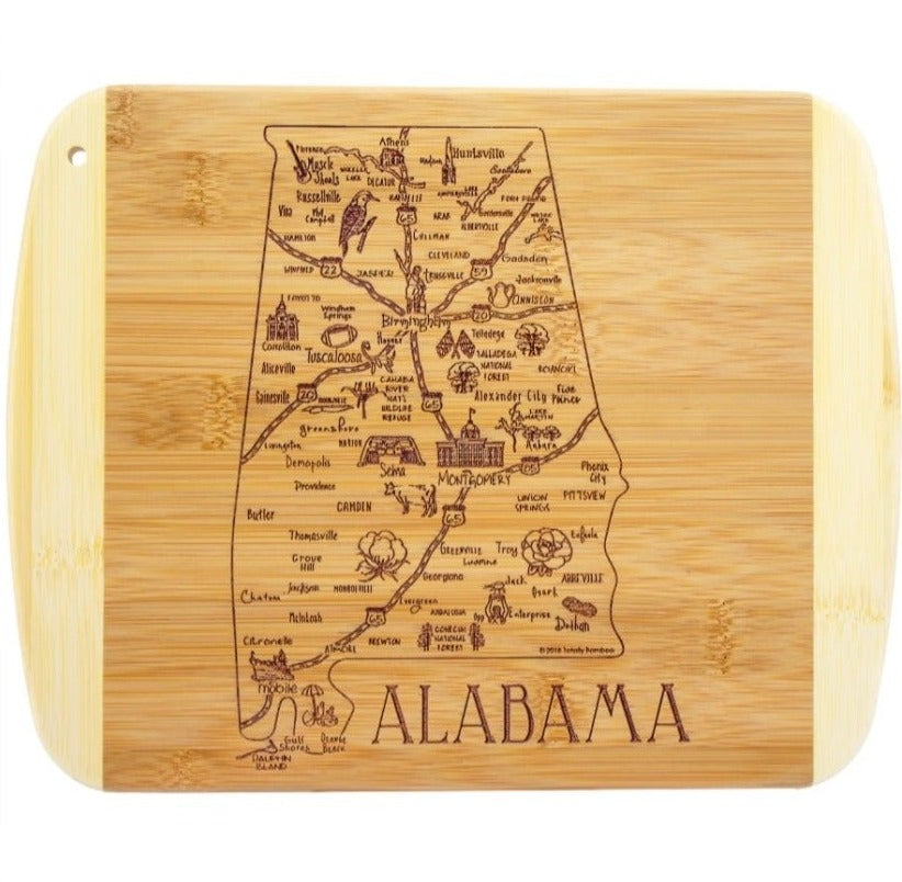 A Slice of Life Alabama Cutting Board & Serving Board